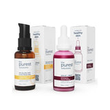 The Purest Solutions Skincare Set - Anti-Aging, Vitamin C Serum & Exfoliating Facial Peeling for Uneven Skin Tone