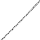 14K White Gold 1.0 Cttw Miracle Set Round-Cut Lab Grown Diamond Illusion Tennis Bracelet (F-G Color, VS2-SI1 Clarity) Size 7"