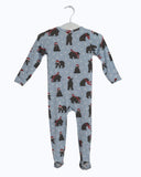Bear Zipper Footie
