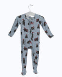 Bear Zipper Footie