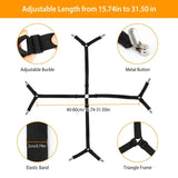 Bed Sheet Fasteners Adjustable Crisscross Elastic Sheet Suspenders