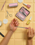 Flormar 4-Piece Manicure Set with Pink Travel Pouch