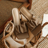 Women's Summer Sandals and Low-Heeled Flip-Flops