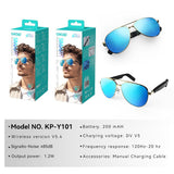 KP-Y101 Smart Bluetooth Glasses Waterproof Sweatproof Bluetooth Headset Voice Calls Blue Light Blocking Air Conduction In Stock