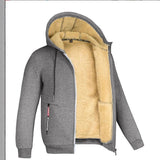 Lamb Fleece Thickened Sports Casual Thickened Hooded Jacket
