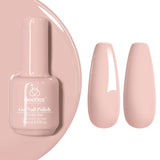 Beetles White Gel Nail Polish,15ml Summer Soak Off UV Gel Polish French Nail Art Manicure Salon DIY Design at Home Gift for Woman