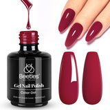 Beetles White Gel Nail Polish,15ml Summer Soak Off UV Gel Polish French Nail Art Manicure Salon DIY Design at Home Gift for Woman