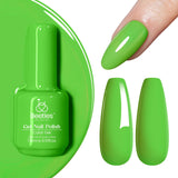 Beetles White Gel Nail Polish,15ml Summer Soak Off UV Gel Polish French Nail Art Manicure Salon DIY Design at Home Gift for Woman