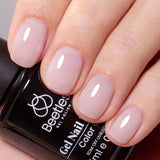 Beetles White Gel Nail Polish,15ml Summer Soak Off UV Gel Polish French Nail Art Manicure Salon DIY Design at Home Gift for Woman