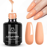 Beetles White Gel Nail Polish,15ml Summer Soak Off UV Gel Polish French Nail Art Manicure Salon DIY Design at Home Gift for Woman