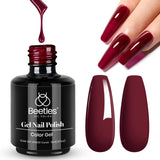 Beetles White Gel Nail Polish,15ml Summer Soak Off UV Gel Polish French Nail Art Manicure Salon DIY Design at Home Gift for Woman
