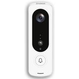 Bell+Howell InView BHDC1 1080p Door Bell Camera + BHCH1A Chime Kit (White) (Refurbished)