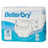 BetterDry Overnight Adult Diapers w/ Plastic Backing