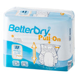 BetterDry Overnight Maximum Pull-On Adult Diapers