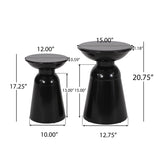 2 Metal Side Tables