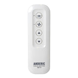Anderic Substitute for Hunter K5579-02 IN2TX50 Ceiling Fan Remote Control [99770]