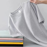 Summer Mens Short-sleeve T-shirt Versatile And Loose-fitting For Young Men