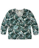 Style and Co Botanical-Print Top, Size XXL