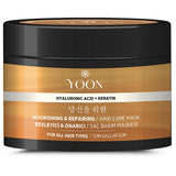 Yoon Keratin Hair Mask with Hyaluronic Acid - Intensive Repair & Nourishment for Damaged Hair, Vegan & Cruelty-Free