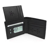 Bi-Fold Men's Leather Wallet and Pen Set with Touch Screen Stylus Tip