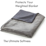 Bibb Home Weighted Blanket with Reversible Removable Cover