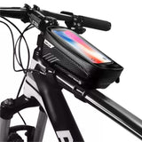 Bicycle Top Tube Frame Bag MTB Waterproof Phone Holder Case
