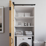 Classic J-Strap Bifold Barn Door Hardware Kit | 2 Door Kit