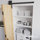 Classic J-Strap Bifold Barn Door Hardware Kit | 2 Door Kit