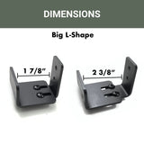 U Channel Wall Mounted Barn Door Guide