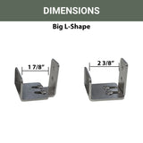U Channel Wall Mounted Barn Door Guide