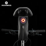 100% Waterproof Bike Saddle Bag with Light - 0.8L