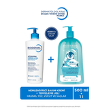 Bioderma Atoderm Cream & ABCDerm Cleansing Gel Duo Set