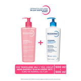 Bioderma Sensibio Foaming Gel & Atoderm Cream Duo Set 500ml