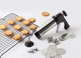 Biscuit Press Biscuit Machine , Stainless steel cookie gun , Bake cookies and decorate cakes