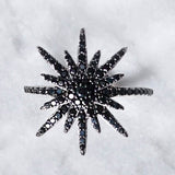 Black CZ Star Statement Ring - Assorted Sizes
