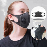 Black Face Mask with Filter