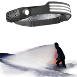 Black Induction Headlamp Cob Led Sensor W689-2