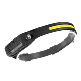Black Induction Headlamp Cob Led Sensor W689-2