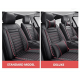 Black Leather Car Seat Covers Seametal Car Seat