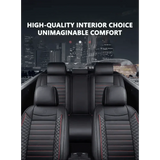 Black Leather Car Seat Covers Seametal Car Seat