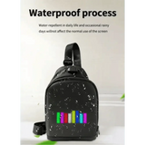 Black LED Pixel Backpacks and Smart Waist Bags