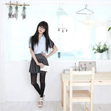 Black Long Straight Full Hair Wig Cosplay
