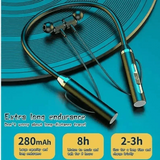 Black Magnetic Wireless Earphones J01 Portable