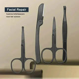 Black Manicure Nail Clipper Set Case