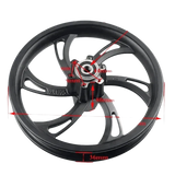 Black Motorcycle Wheel for Electric Scooters