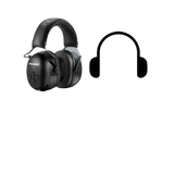 Black Noise Canceling Bluetooth Earmuffs