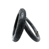 Black Wheel Pneumatic Tire for Folding Electric Scooter. Inner Outer Tire for A-bike.