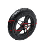 Black Wheel Pneumatic Tire for Folding Electric Scooter. Inner Outer Tire for A-bike.