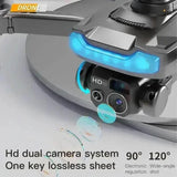 Black P15 Mini Drone Camera Obstacle Avoidance 4K Profesional