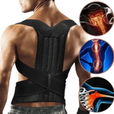 Black Posture Corrector Belt
